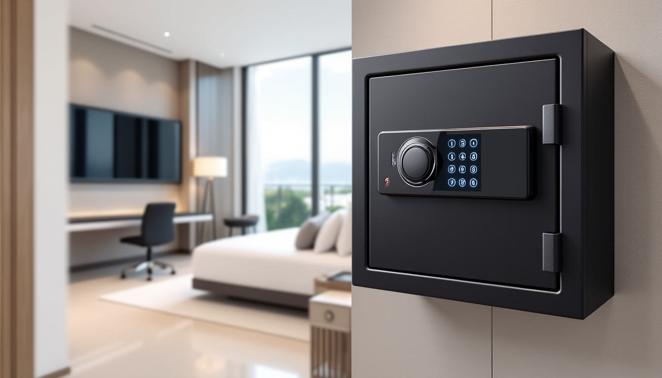 découvrez pourquoi l'installation d'un coffre-fort individuel dans chaque chambre d'hôtel contribue à renforcer la sécurité, la confiance et la satisfaction de vos clients durant leur séjour.