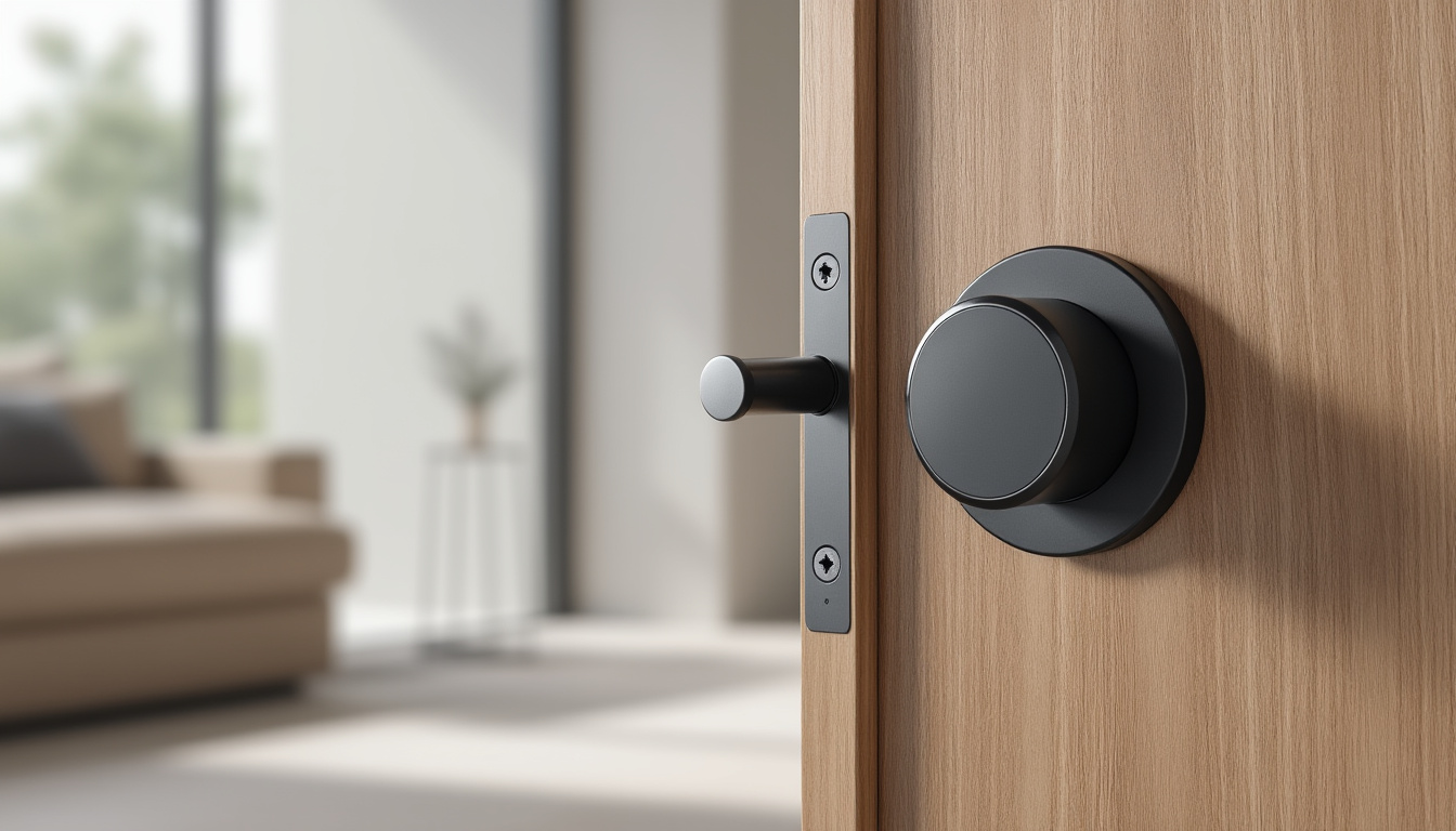 protégez votre maison ou bureau facilement grâce à un verrou à bouton tournant robuste, facile à installer et offrant une sécurité fiable pour vos portes.
