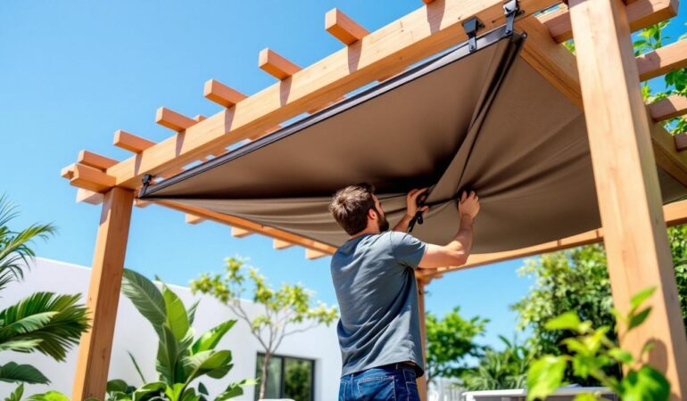 découvrez comment installer facilement une toile pergola étanche chez vous pour profiter d'un espace extérieur protégé et confortable en toutes saisons.