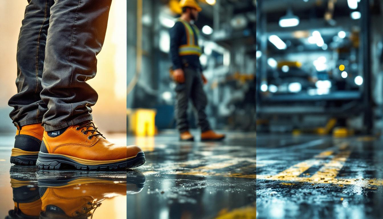 découvrez notre gamme de chaussures de sécurité conçues pour répondre aux besoins spécifiques de chaque corps de métier, alliant confort, protection et durabilité pour vos vêtements de travail.