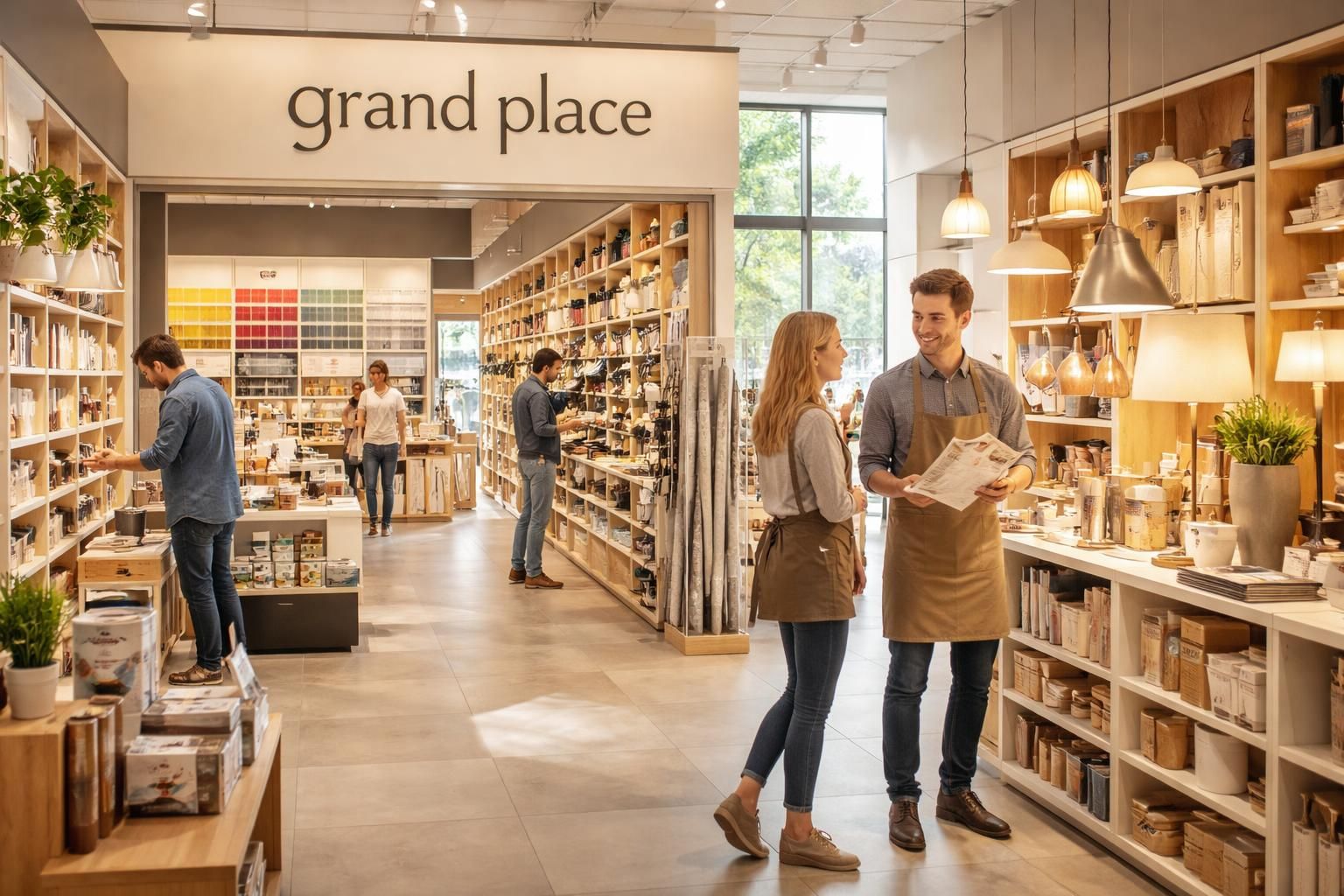 découvrez magasin grand place, votre espace dédié aux travaux et à la décoration, offrant une large gamme de produits pour aménager et embellir votre intérieur avec qualité et conseils personnalisés.