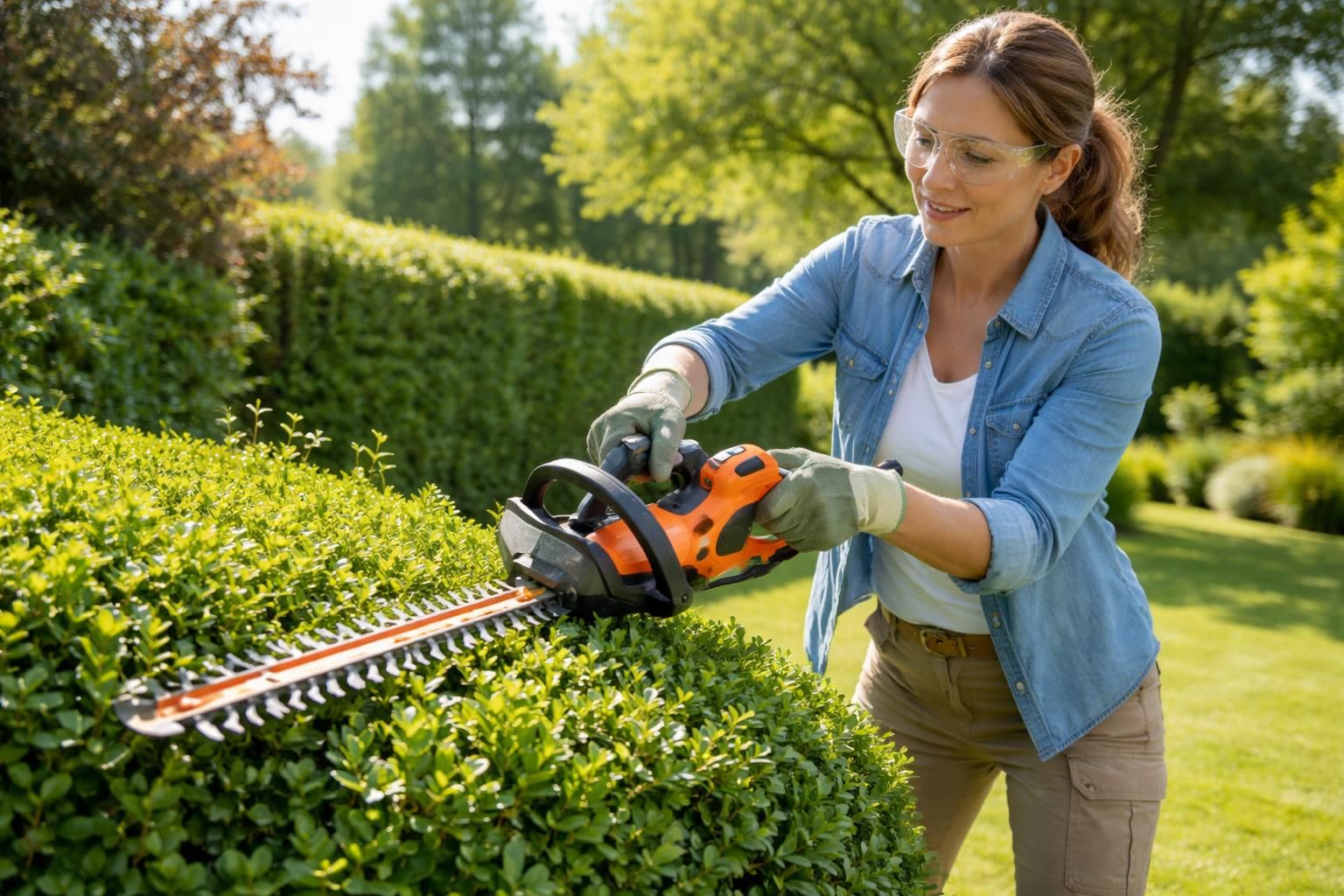 découvrez le sculpte-haie black & decker, l'outil idéal pour tailler vos arbustes avec précision et facilité. profitez d'une coupe nette pour un jardin parfaitement entretenu.