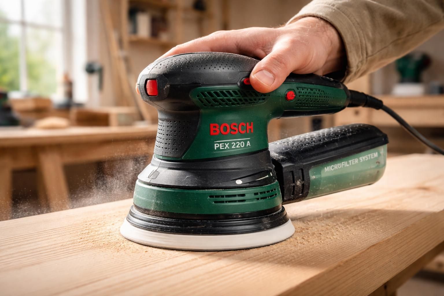 découvrez notre test complet de la bosch pex 220 a, une ponceuse excentrique compacte et performante idéale pour des finitions précises et un ponçage efficace sur tous vos projets.