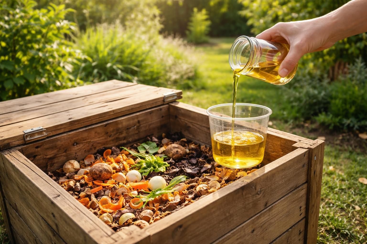 découvrez si l'huile de friture peut être ajoutée au compost et comment bien composter pour un jardin respectueux de l'environnement.
