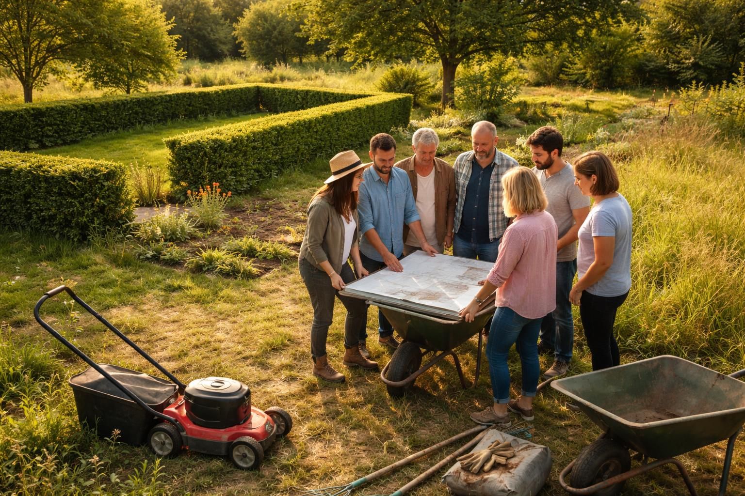 découvrez qui est responsable de l'entretien d'un terrain en indivision et comment gérer les obligations entre copropriétaires.