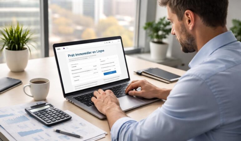 obtenez un cyber prêt immobilier en ligne rapidement et facilement. comparez les offres, soumettez votre dossier et financez votre projet immobilier sans déplacement.