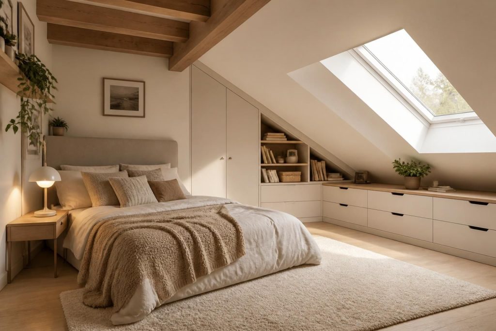 découvrez des idées pratiques pour aménager et décorer une chambre sous pente, en optimisant l'espace et en créant une ambiance chaleureuse et fonctionnelle.