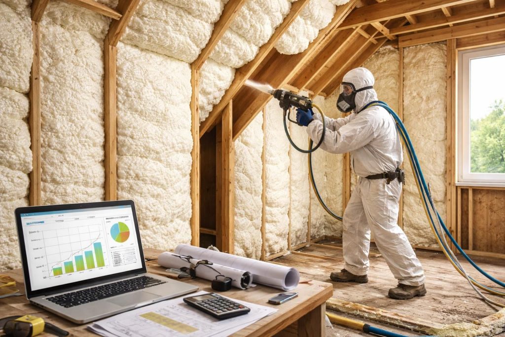 découvrez tout sur l'isolation par mousse polyuréthane projetée : coûts, performances énergétiques et contraintes à prendre en compte pour un projet réussi.