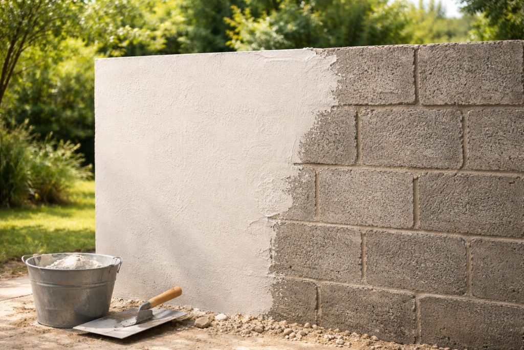 découvrez les avantages de l'enduit à la chaux extérieur sur parpaing pour protéger et embellir vos murs grâce à une solution naturelle, durable et respirante.