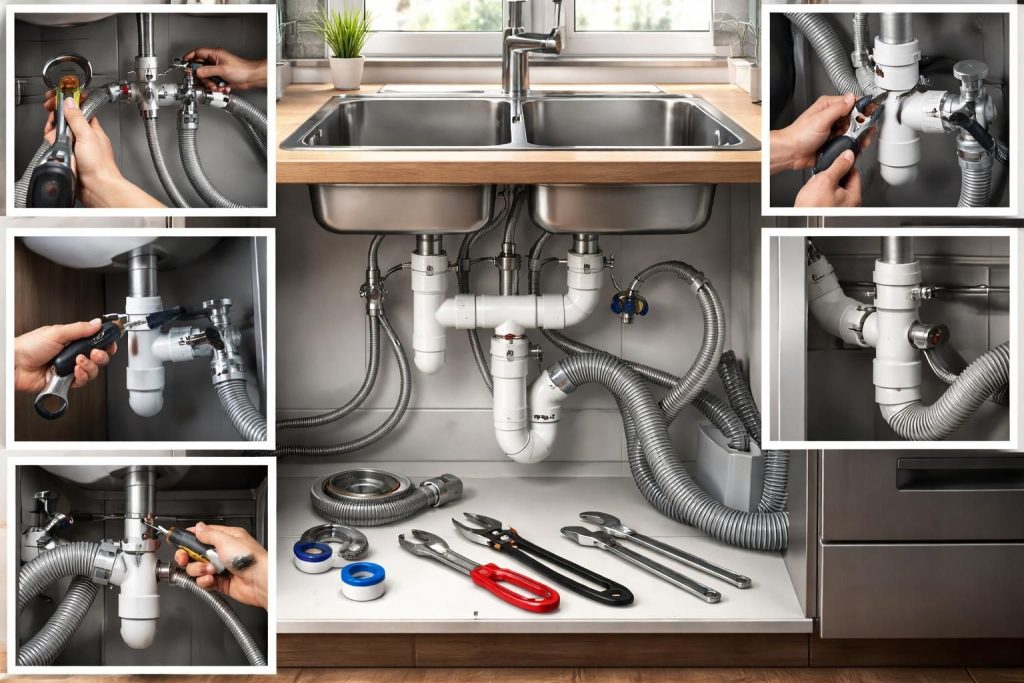 découvrez les étapes essentielles pour réaliser un branchement efficace et sécurisé de votre évier et lave-vaisselle, avec des conseils pratiques pour une installation réussie.